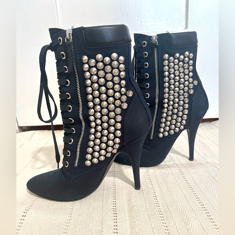 Balmain x Giuseppe Zanotti Studded Boots 8/8.5 EUR 39